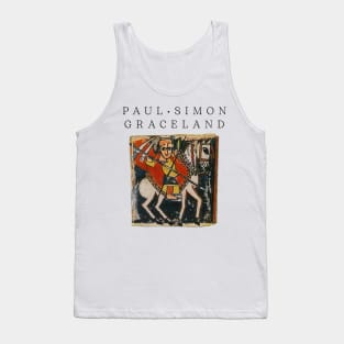 Graceland Retro Paul Simon Album Fan Art Tank Top